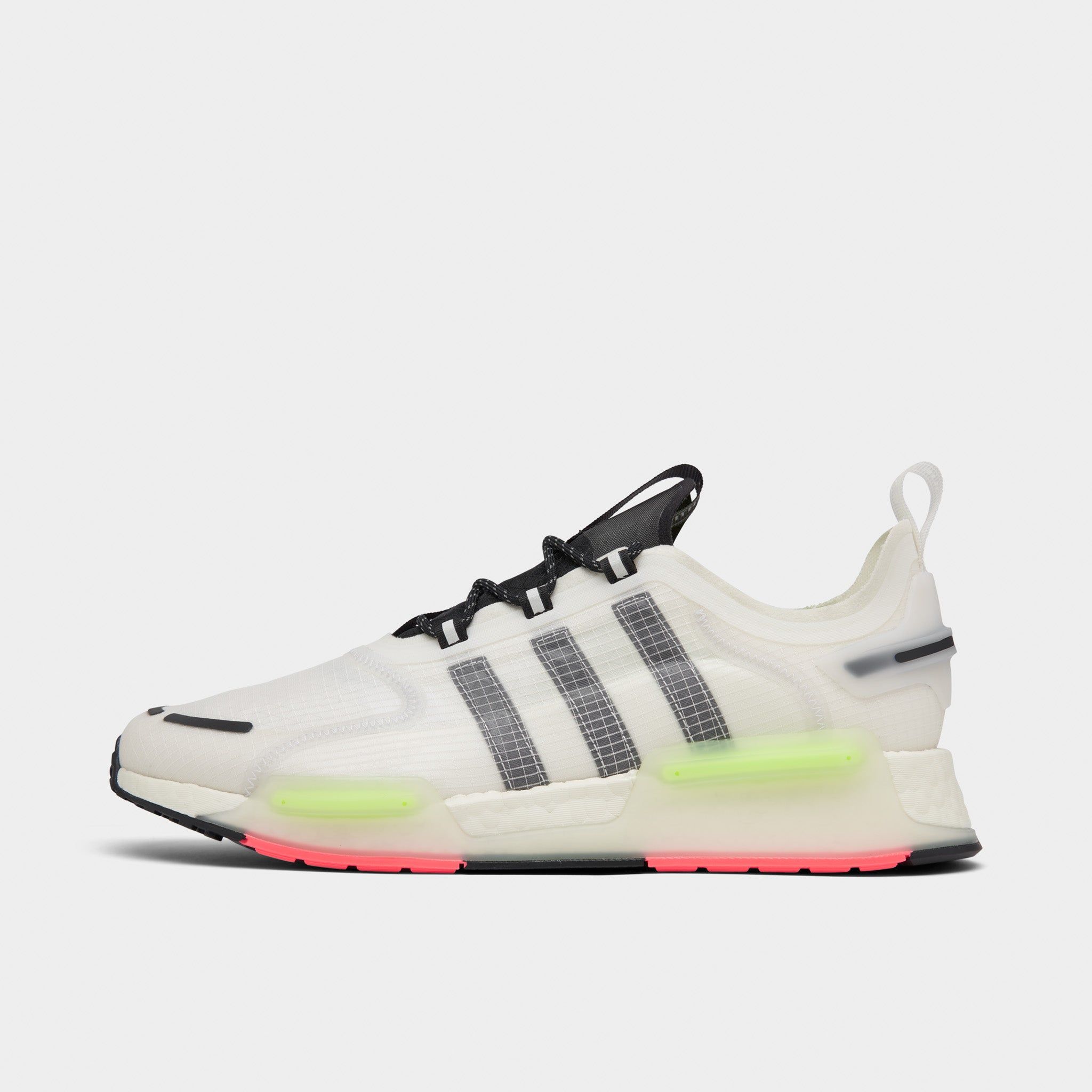 adidas Originals NMD_V3 Crystal White / Core Black - Signal Green sold by JD Sports