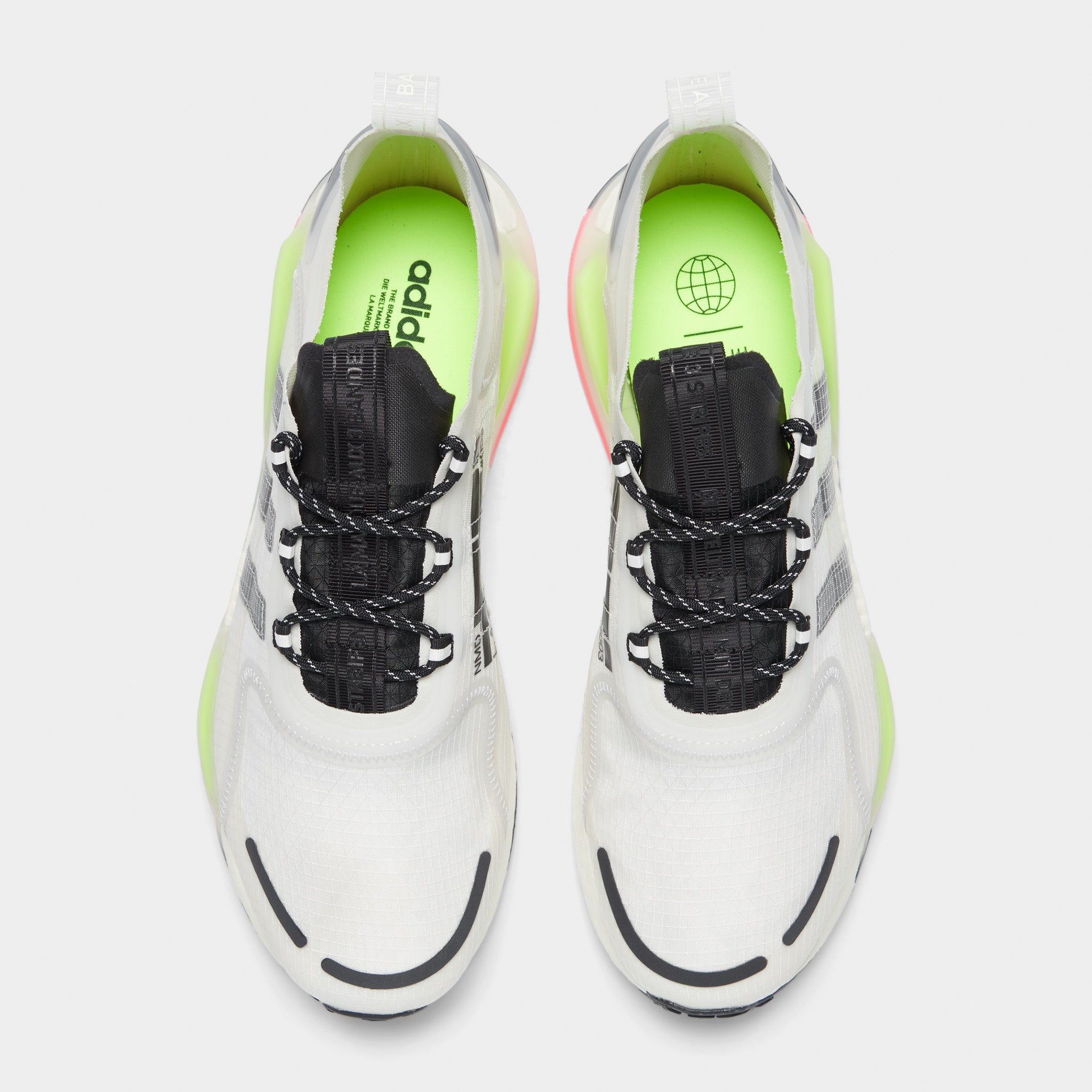 adidas Originals NMD_V3 Crystal White / Core Black - Signal Green sold by JD Sports product image thumbnail 5