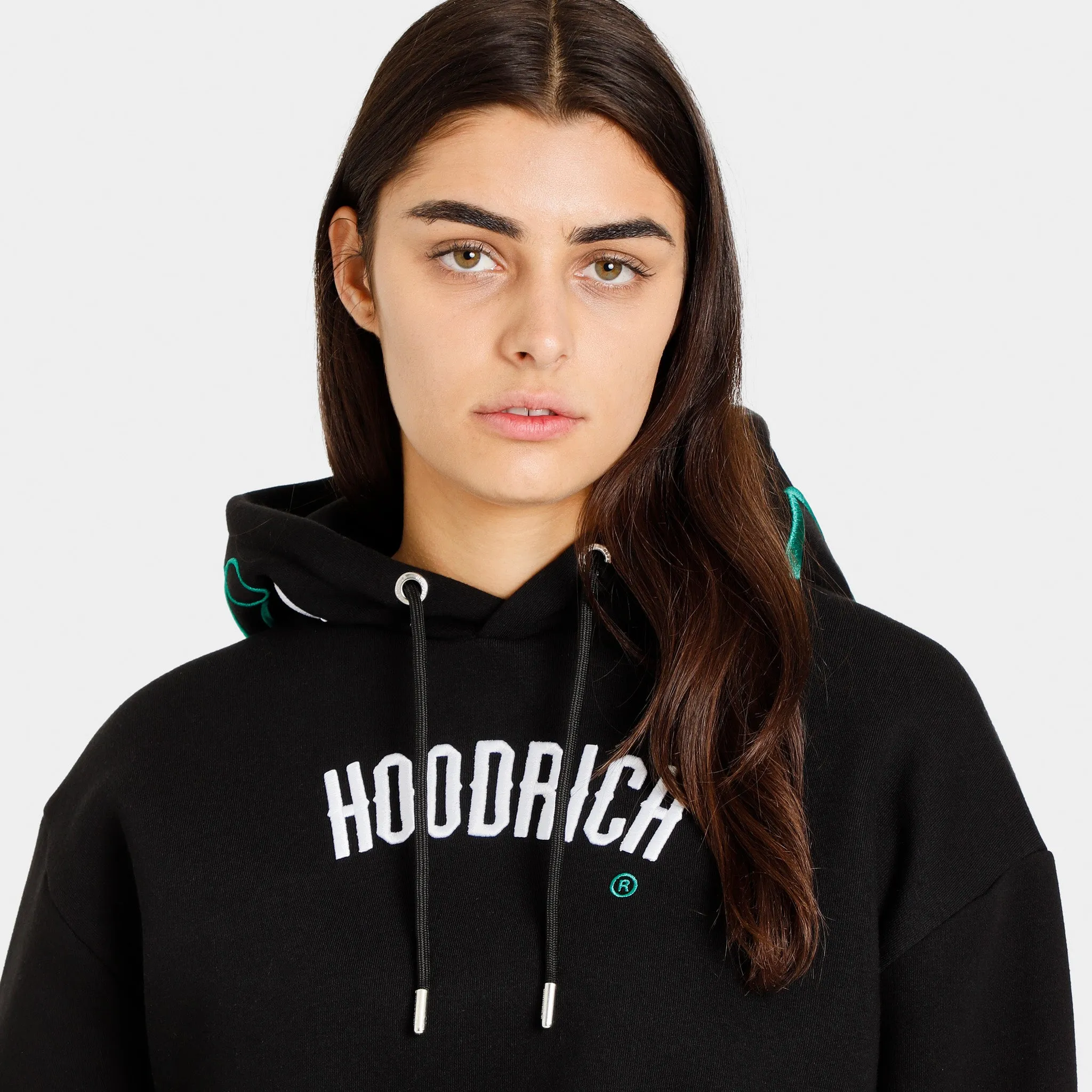 Hoodrich Women's OG Calor Cropped Pullover Hoodie / Black sold by JD Sports product image thumbnail 3