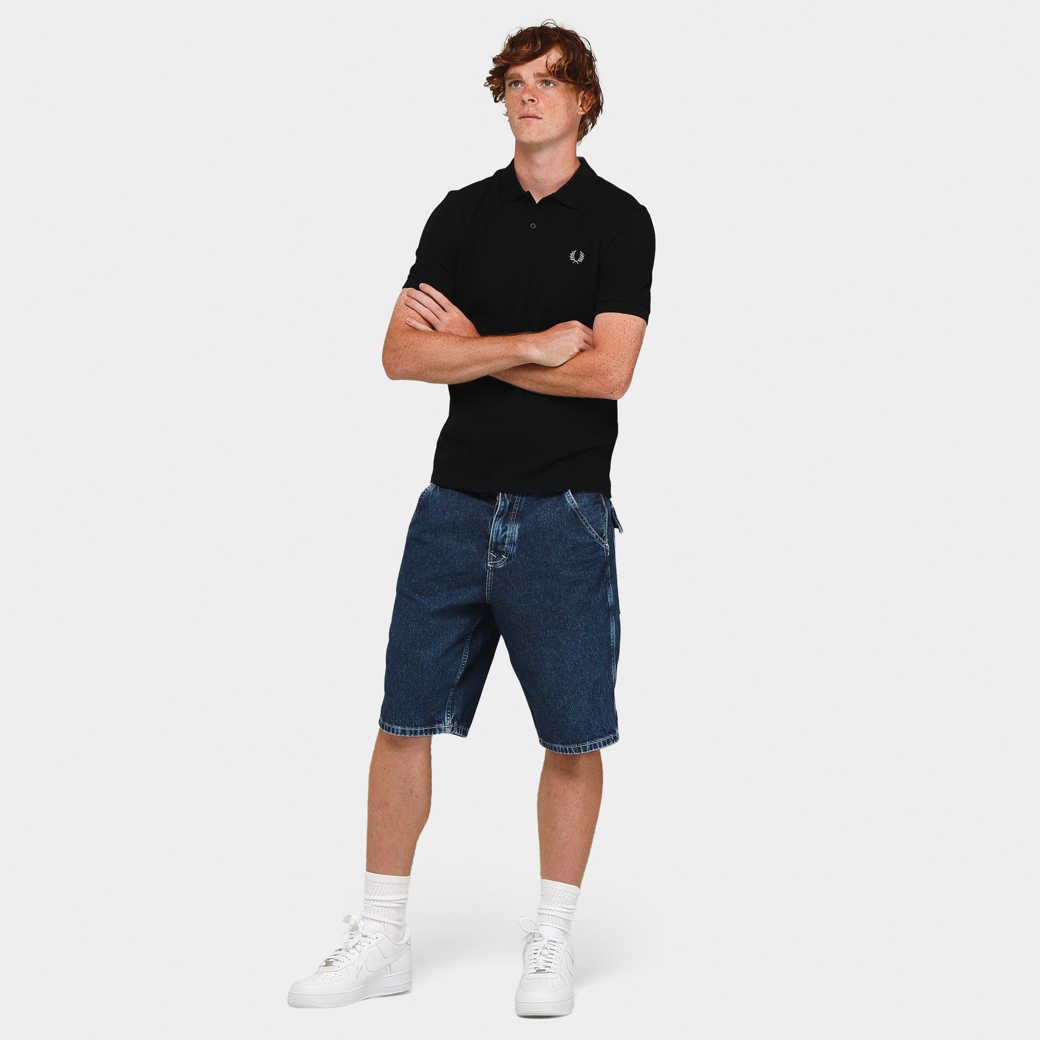 Fred Perry Plain Polo Shirt Black / Chrome sold by JD Sports product image thumbnail 5