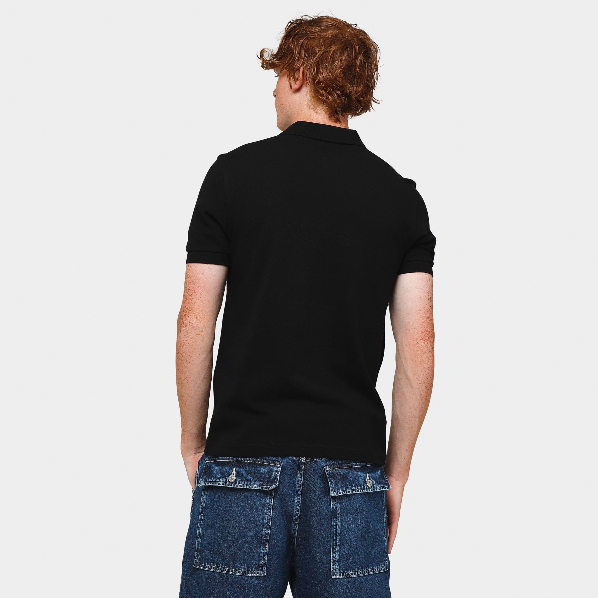 Fred Perry Plain Polo Shirt Black / Chrome sold by JD Sports product image thumbnail 2