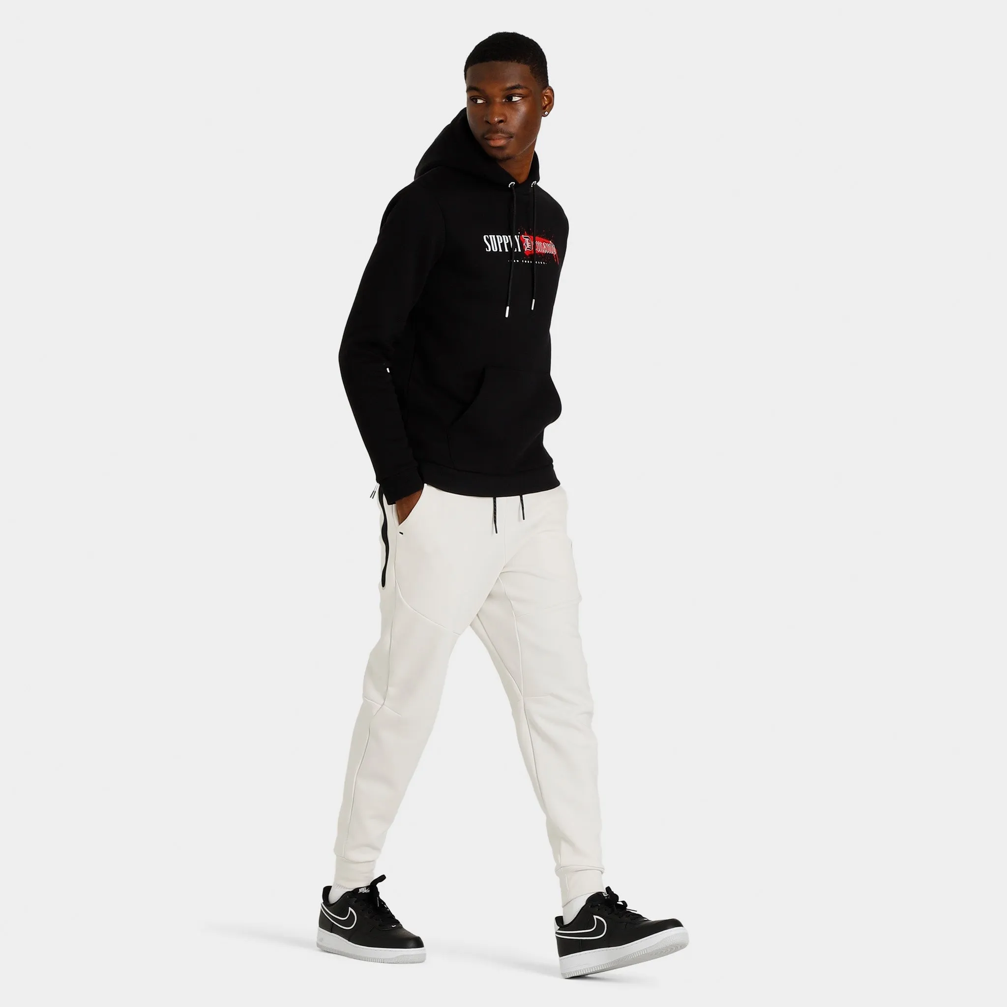 Supply & Demand Tagged Pullover Hoodie / Black sold by JD Sports product image thumbnail 5
