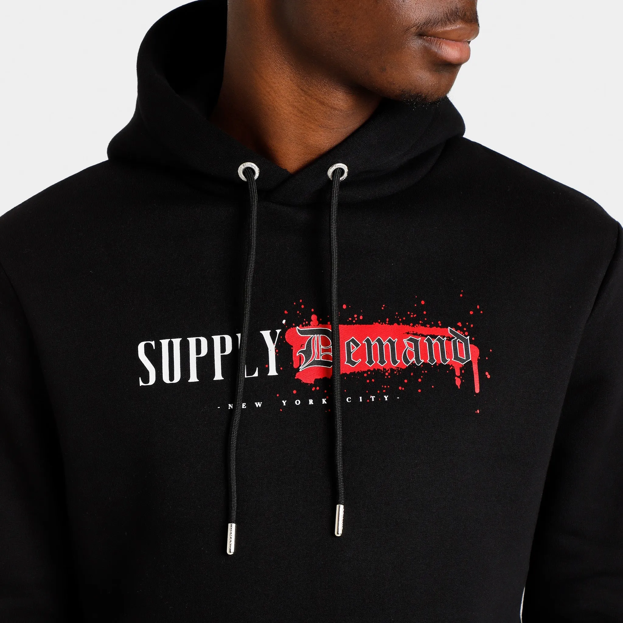 Supply & Demand Tagged Pullover Hoodie / Black sold by JD Sports product image thumbnail 4