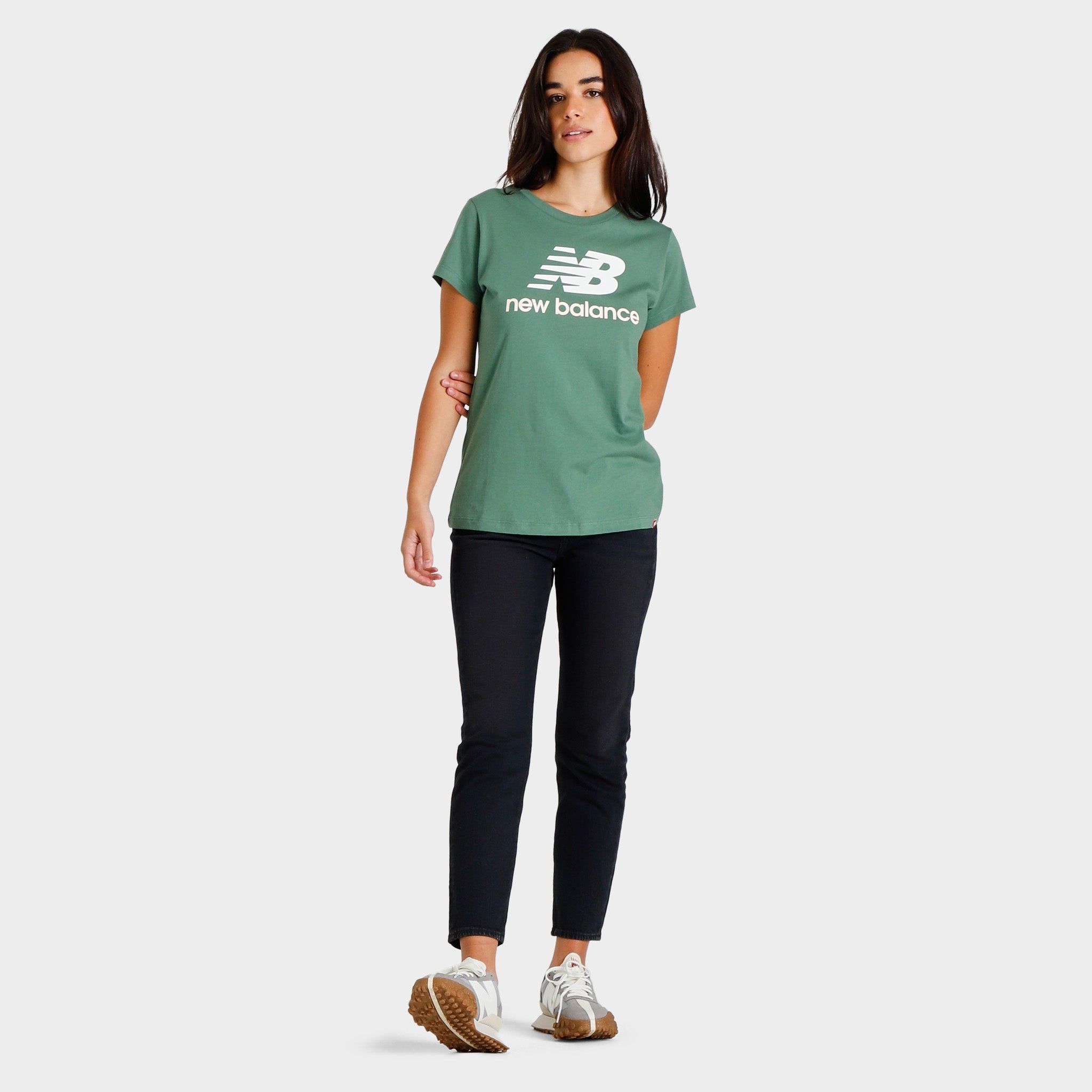New Balance Women's Essential Stacked Logo T-shirt / Jade sold by JD Sports product image thumbnail 5