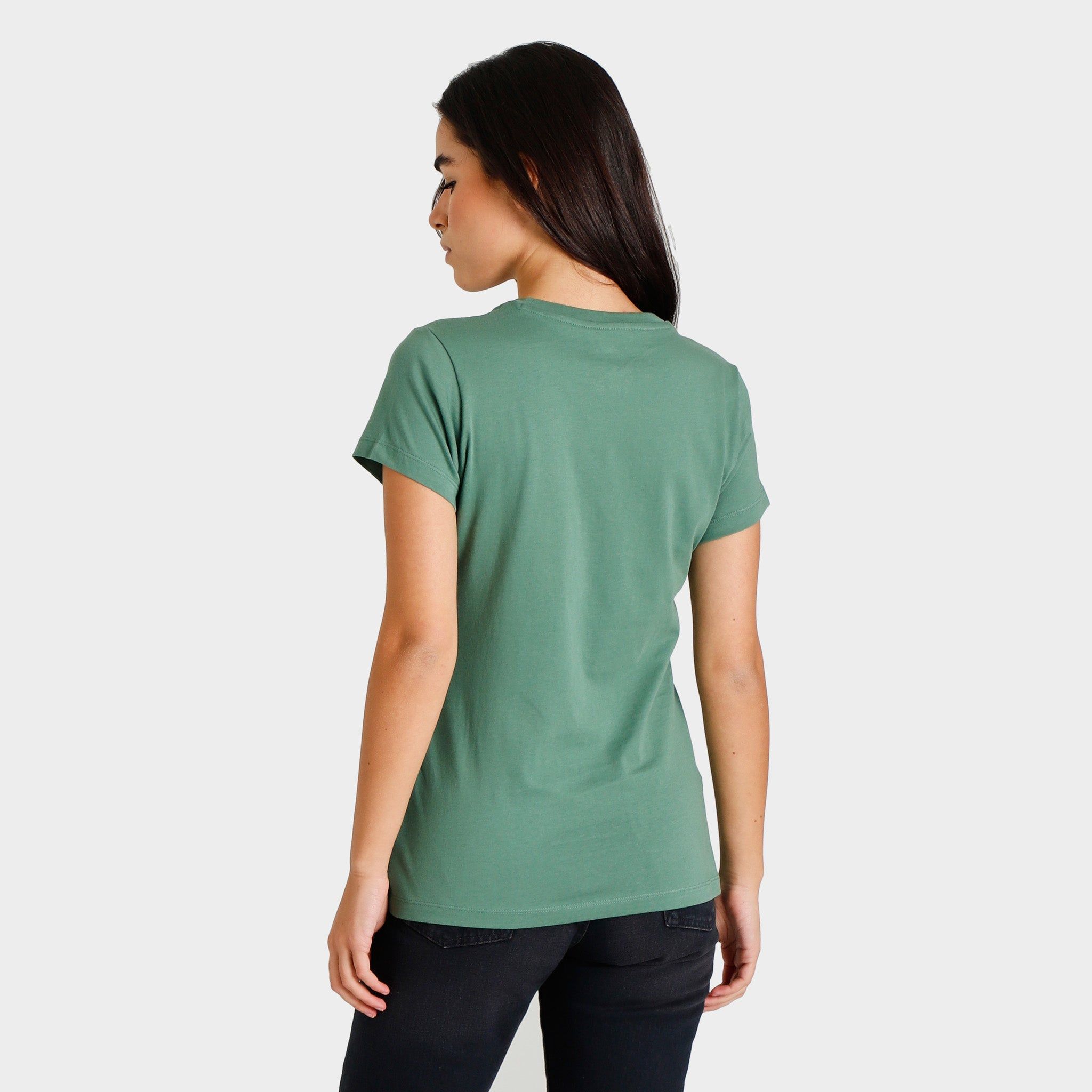 New Balance Women's Essential Stacked Logo T-shirt / Jade sold by JD Sports product image thumbnail 2