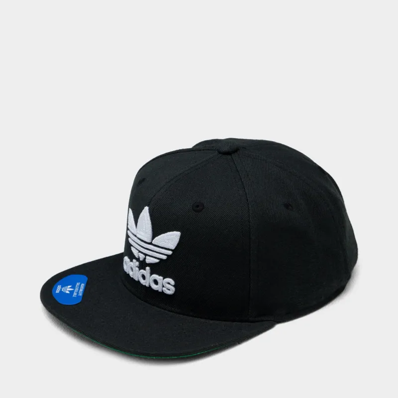 adidas Originals Trefoil Chain Snapback Cap Black / White made by Adidas