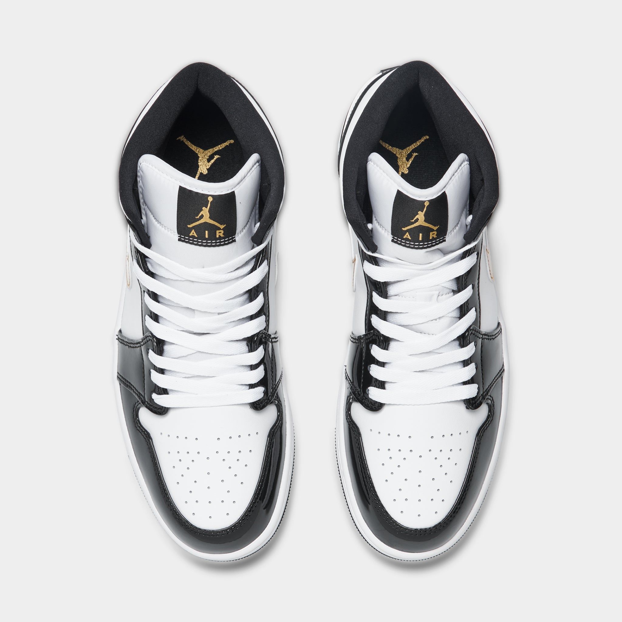 Jordan 1 Mid SE Black / Metallic Gold - White sold by JD Sports product image thumbnail 5