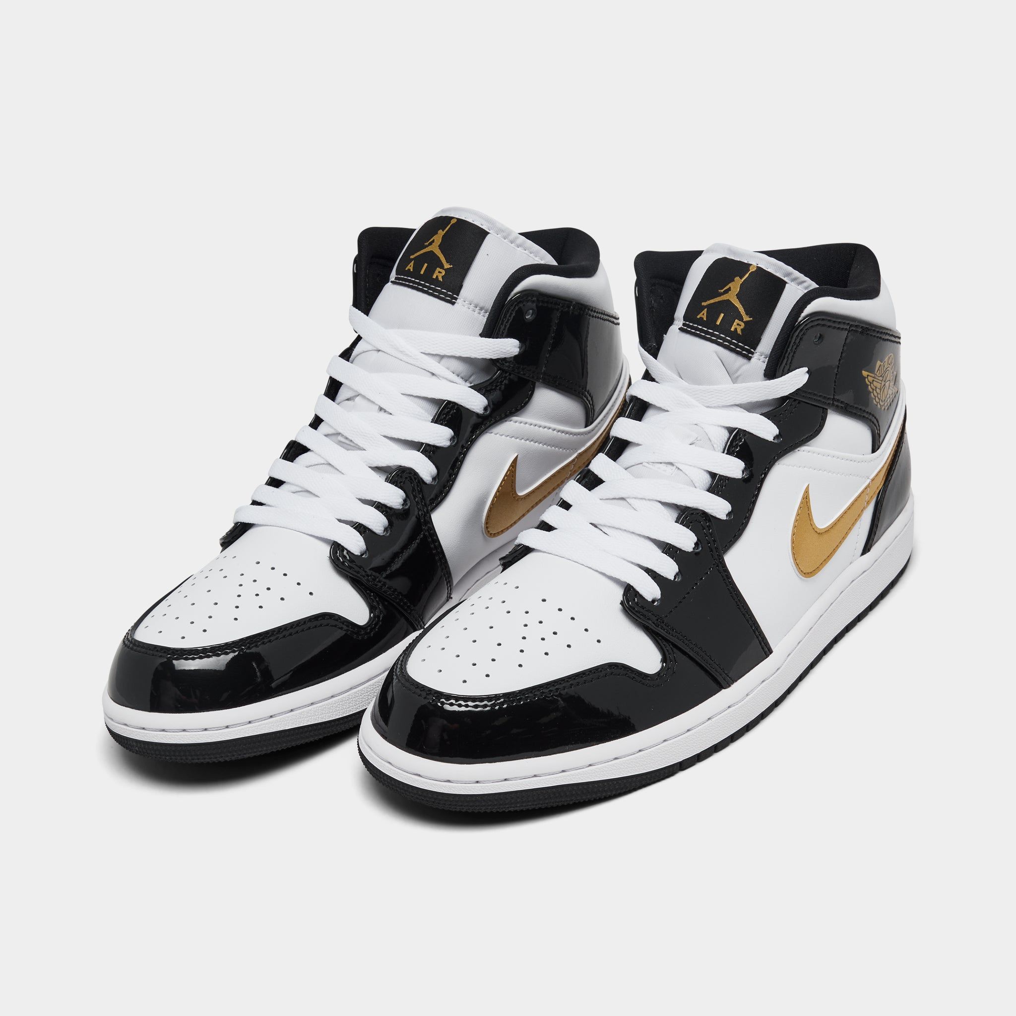 Jordan 1 Mid SE Black / Metallic Gold - White sold by JD Sports product image thumbnail 2