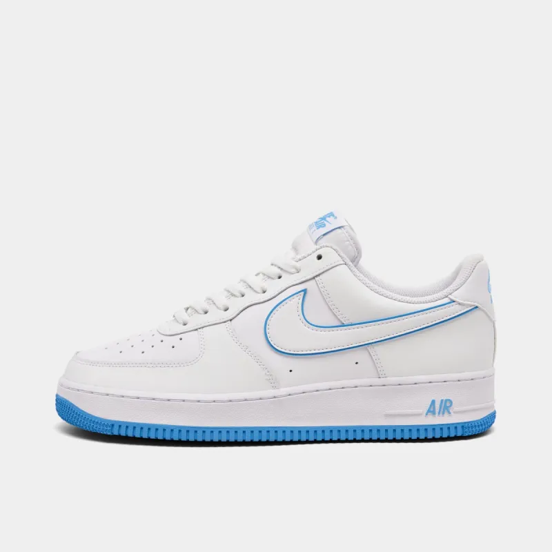 Nike Air Force 1 '07 White / University Blue - White sold by JD Sports