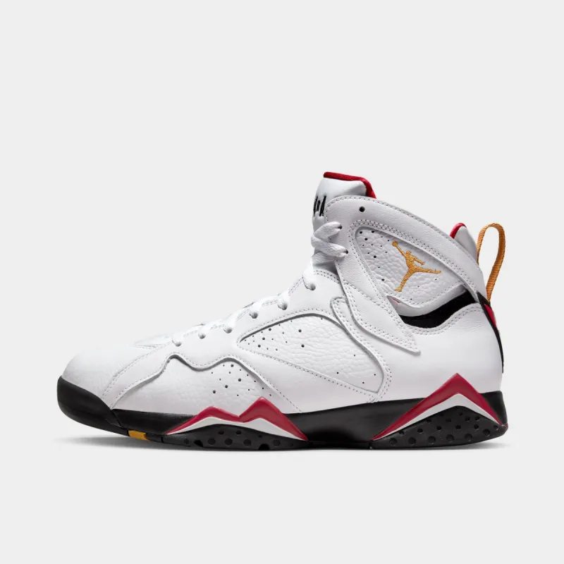 Jordan 7 Retro White / Black - Cardinal Red made by Jordan