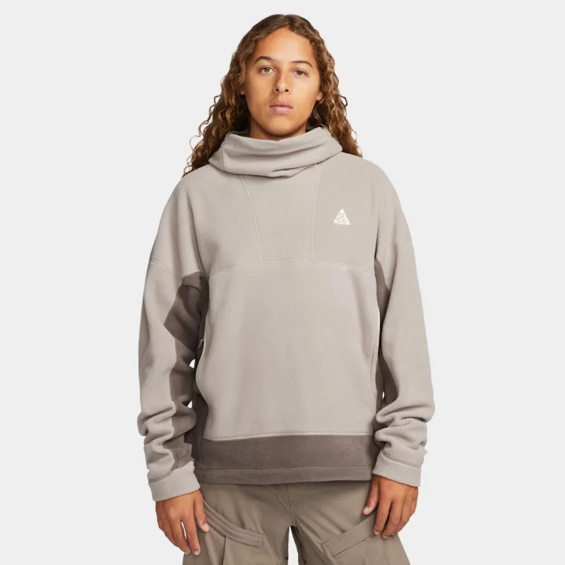 Nike ACG Wolf Tree Pullover Hoodie Moon Fossil / Olive Grey - Summit White sold by JD Sports