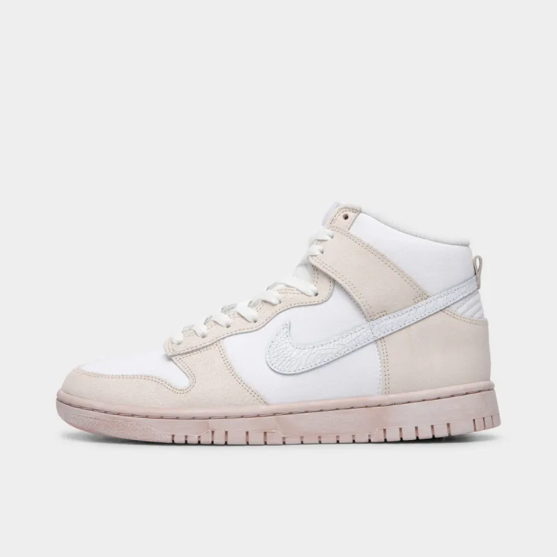 Nike Dunk High Retro Premium Summit White / Phantom - Pink Oxford sold by JD Sports