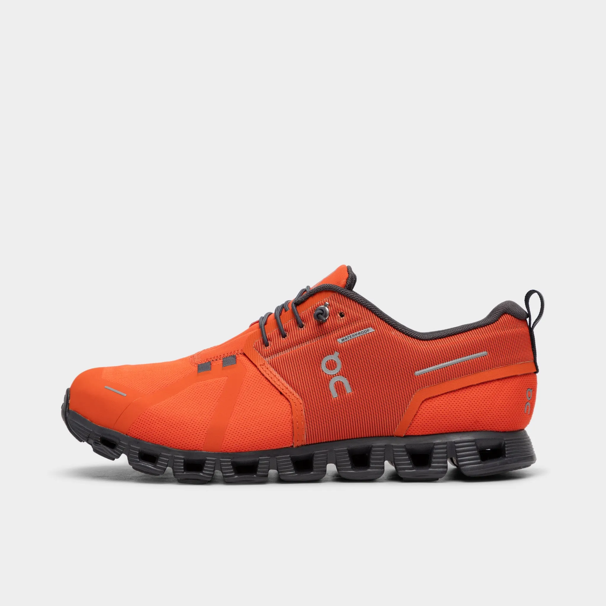 On Cloud 5 Waterproof Flame / Eclipse sold by JD Sports