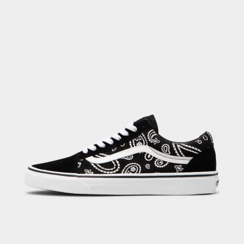 Vans Peace Paisley Old Skool Black / True White sold by JD Sports