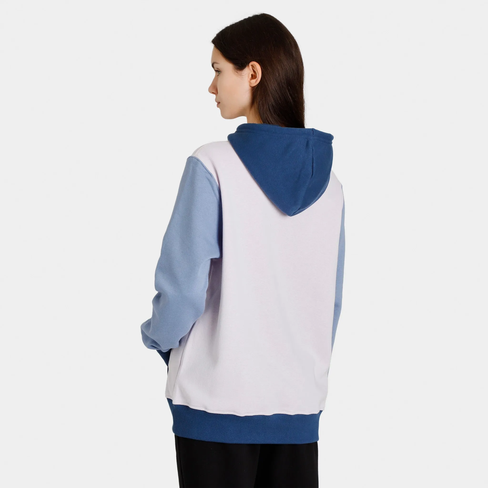 The North Face Women’s Colour Block Pullover Hoodie Folk Blue / Lavender Fog sold by JD Sports product image thumbnail 2