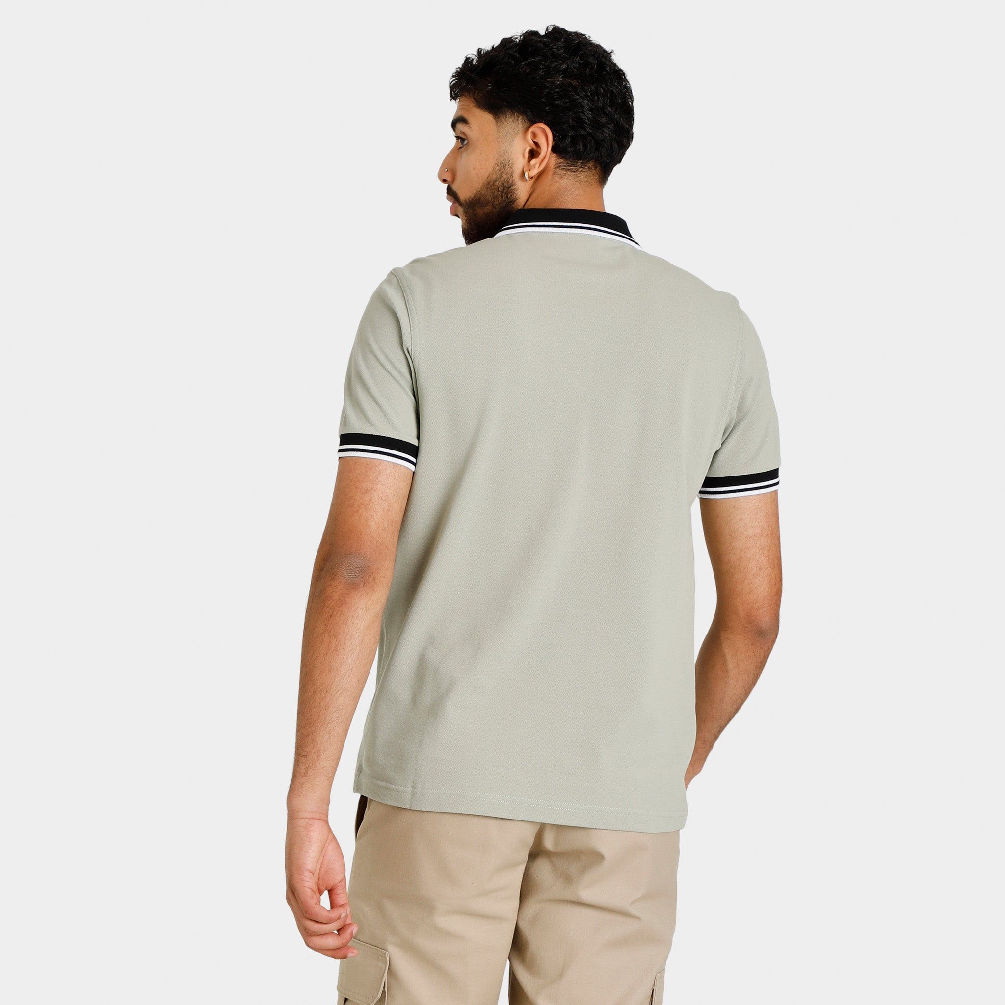 Fred Perry Contrast Rib Polo Shirt / Seagrass sold by JD Sports product image thumbnail 2