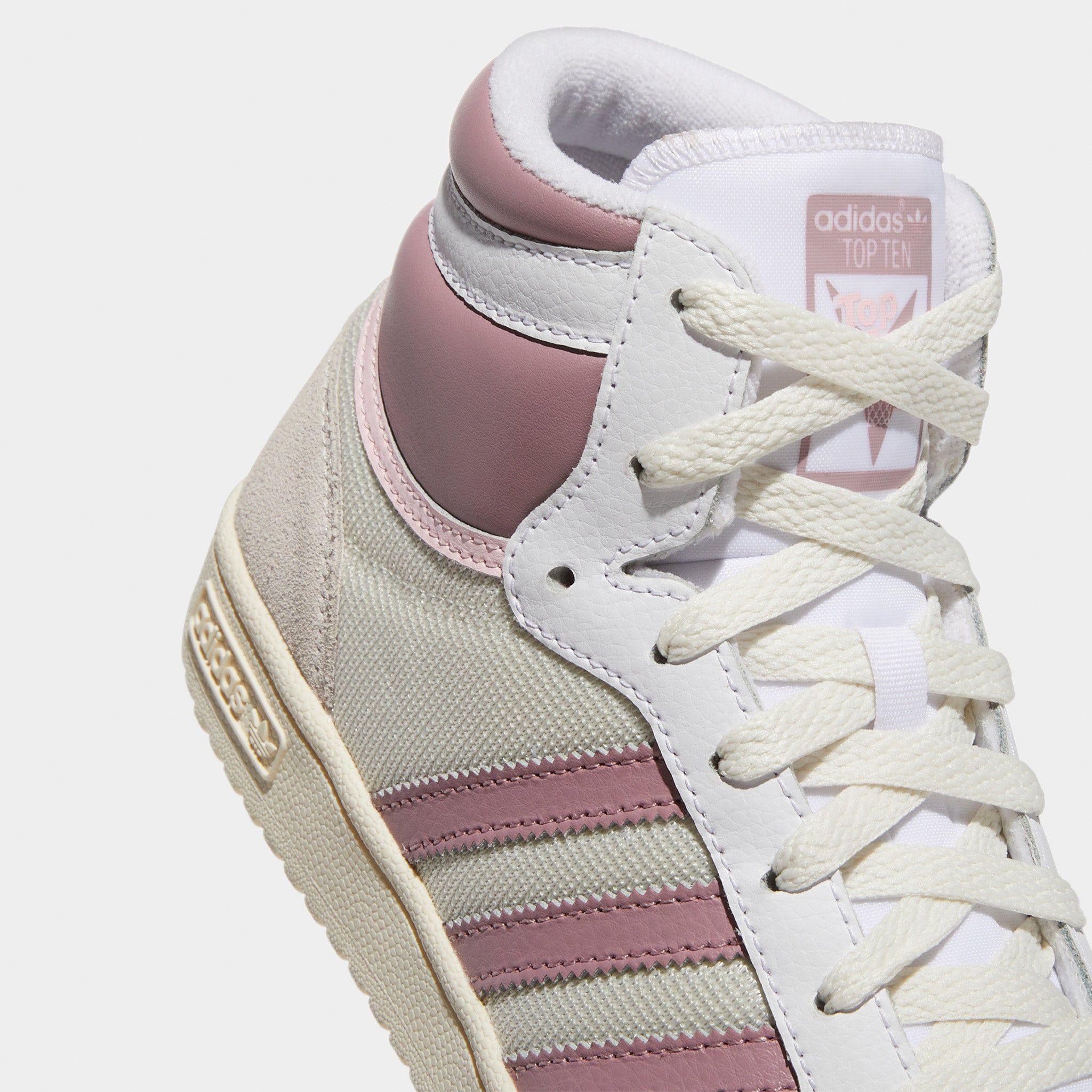 adidas Originals Women’s Top Ten RB Cloud White / Magic Mauve - Cream White sold by JD Sports product image thumbnail 4