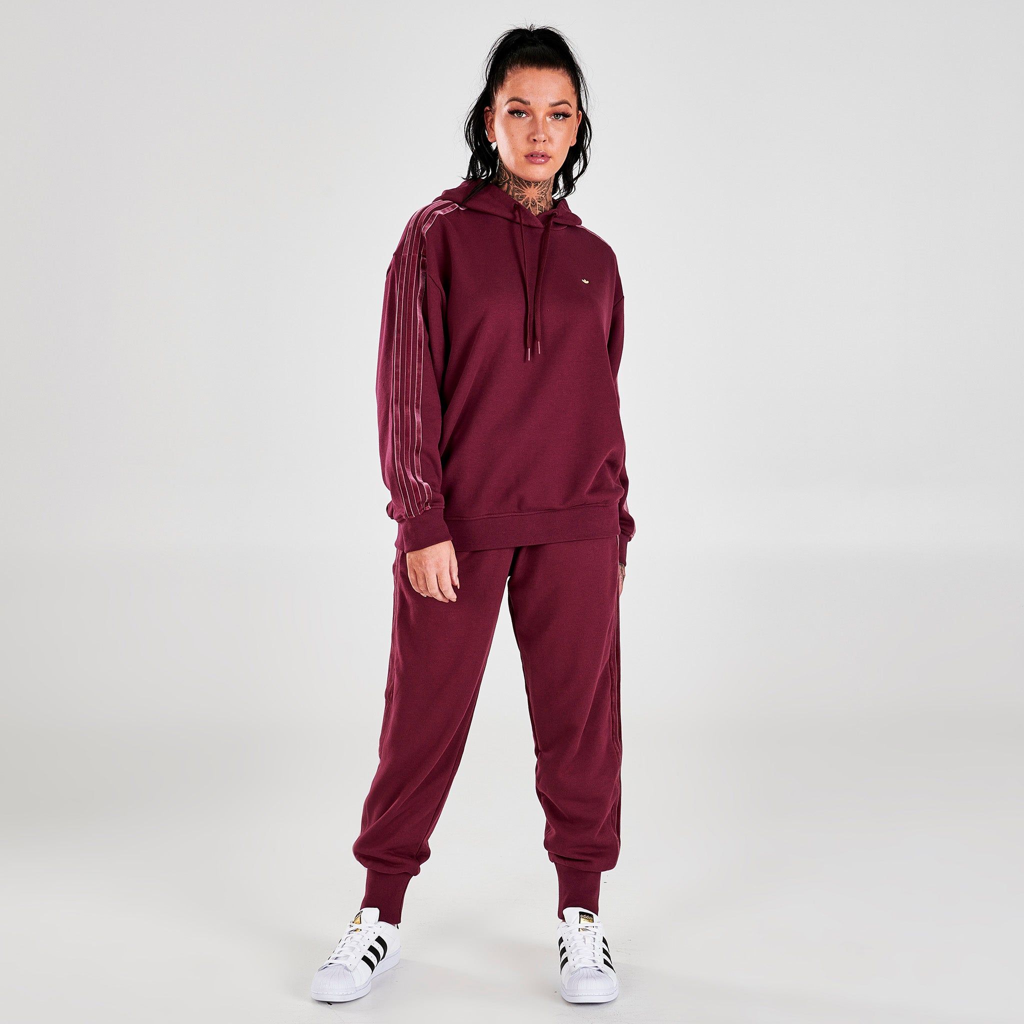 adidas Originals Women's Decadent Sport Hoodie / Victory Crimson sold by JD Sports product image thumbnail 6