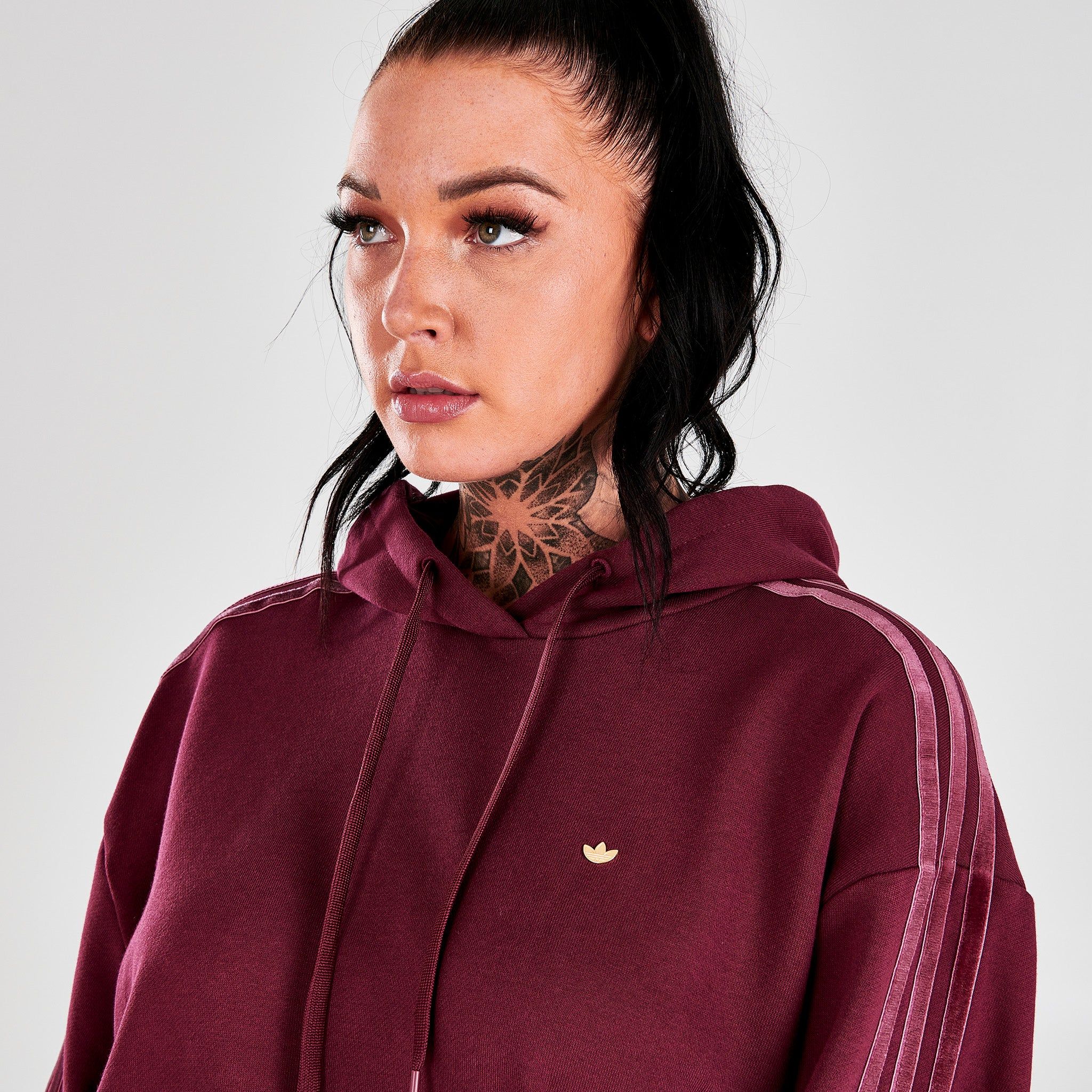 adidas Originals Women's Decadent Sport Hoodie / Victory Crimson sold by JD Sports product image thumbnail 4