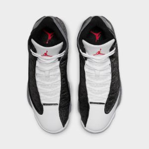 Jordan 13 Retro Black / University Red - Flint Grey sold by JD Sports
