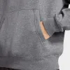 Nike Sportswear Club Fleece Pullover Hoodie Charcoal Heather / Anthracite - White sold by JD Sports