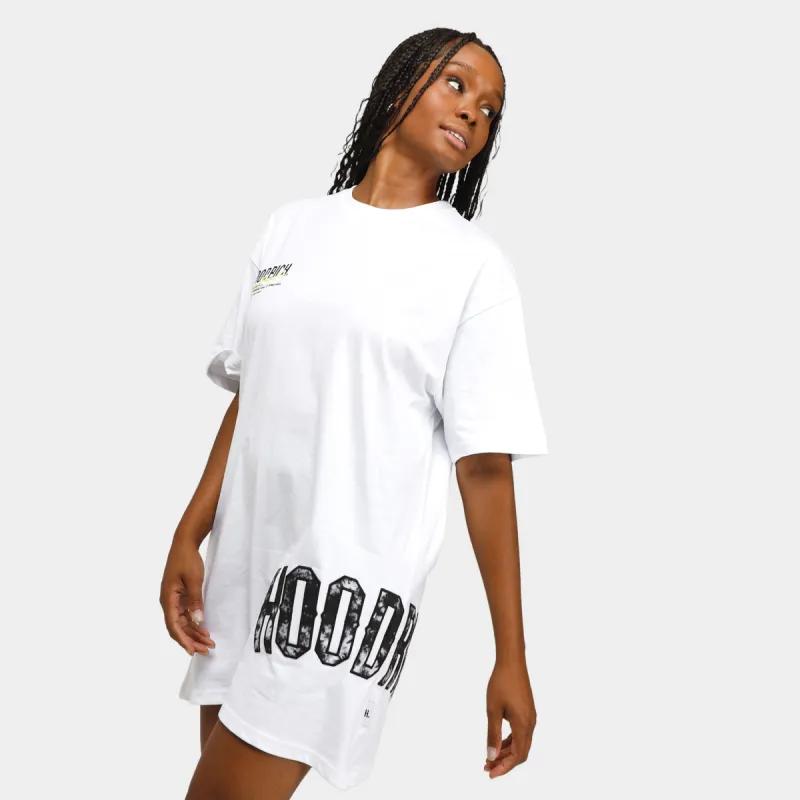 Hoodrich Women's OG Crescent T-shirt White / Black - Tie Dy sold by JD Sports