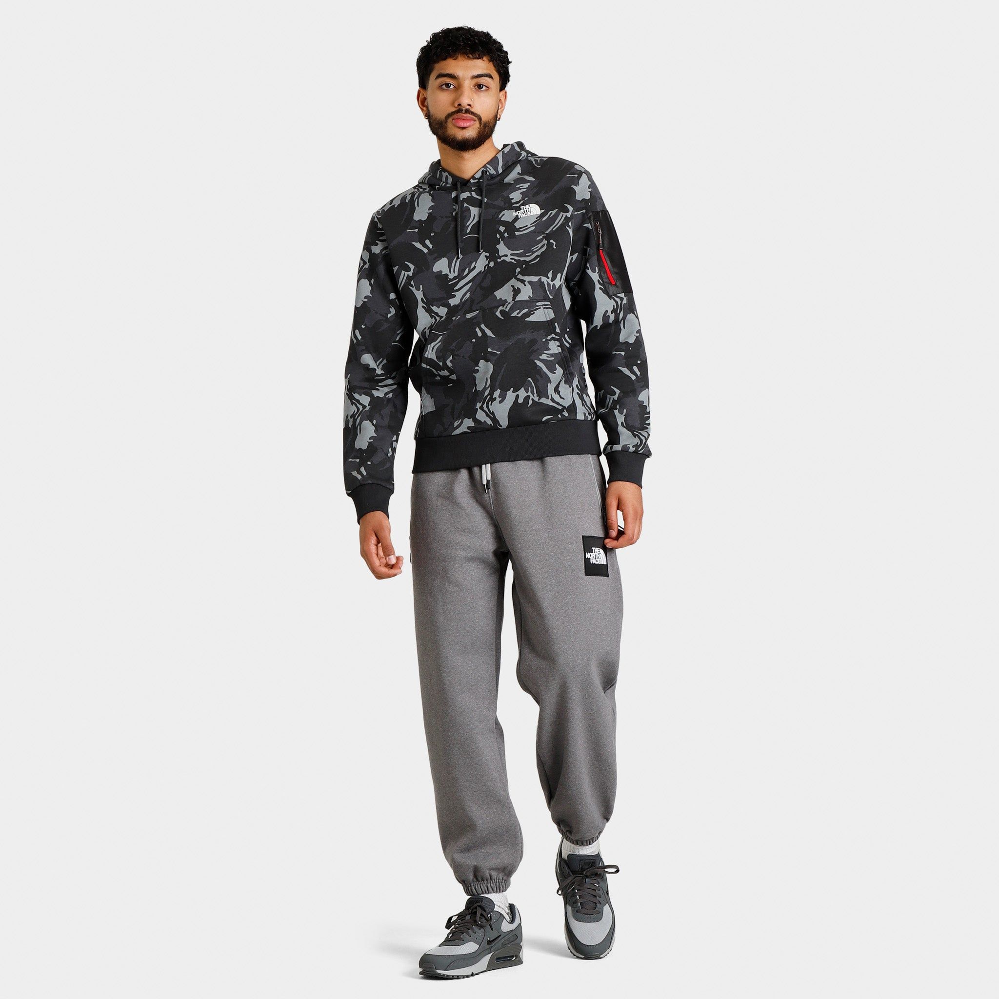 The North Face Woven Pocket Pullover Hoodie / Vanadis Grey Tonal Camo Print sold by JD Sports product image thumbnail 5