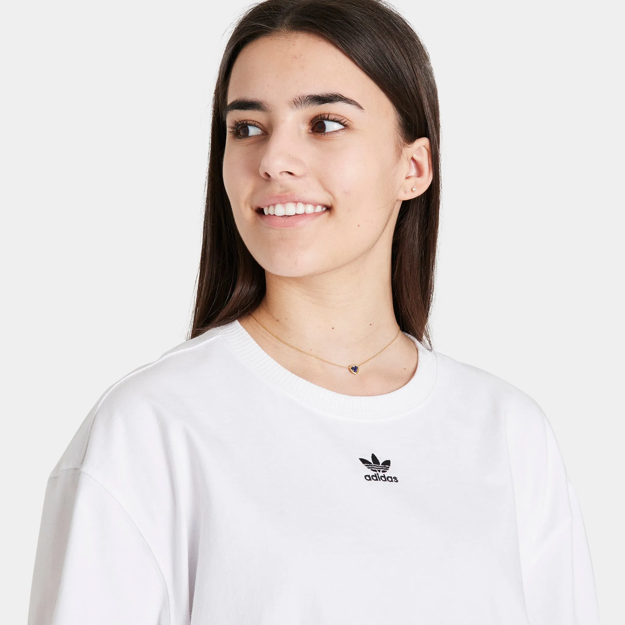 adidas Originals Women's Loungewear Adicolor Essentials T-shirt / White sold by JD Sports product image thumbnail 3