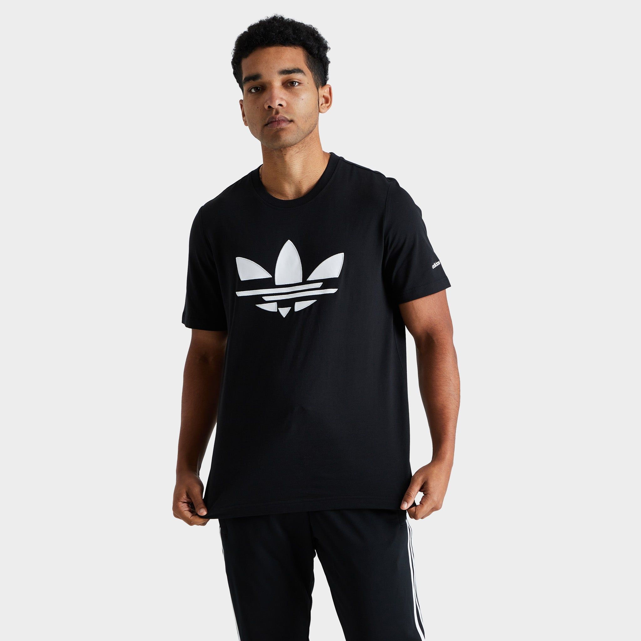 adidas Originals Adicolor Shattered Trefoil T-shirt Black / White sold by JD Sports