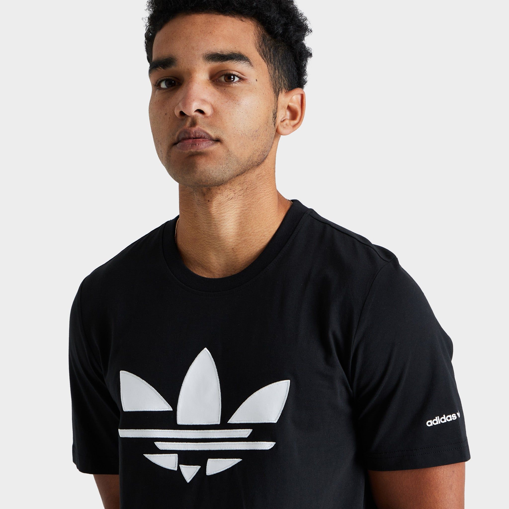 adidas Originals Adicolor Shattered Trefoil T-shirt Black / White sold by JD Sports product image thumbnail 4