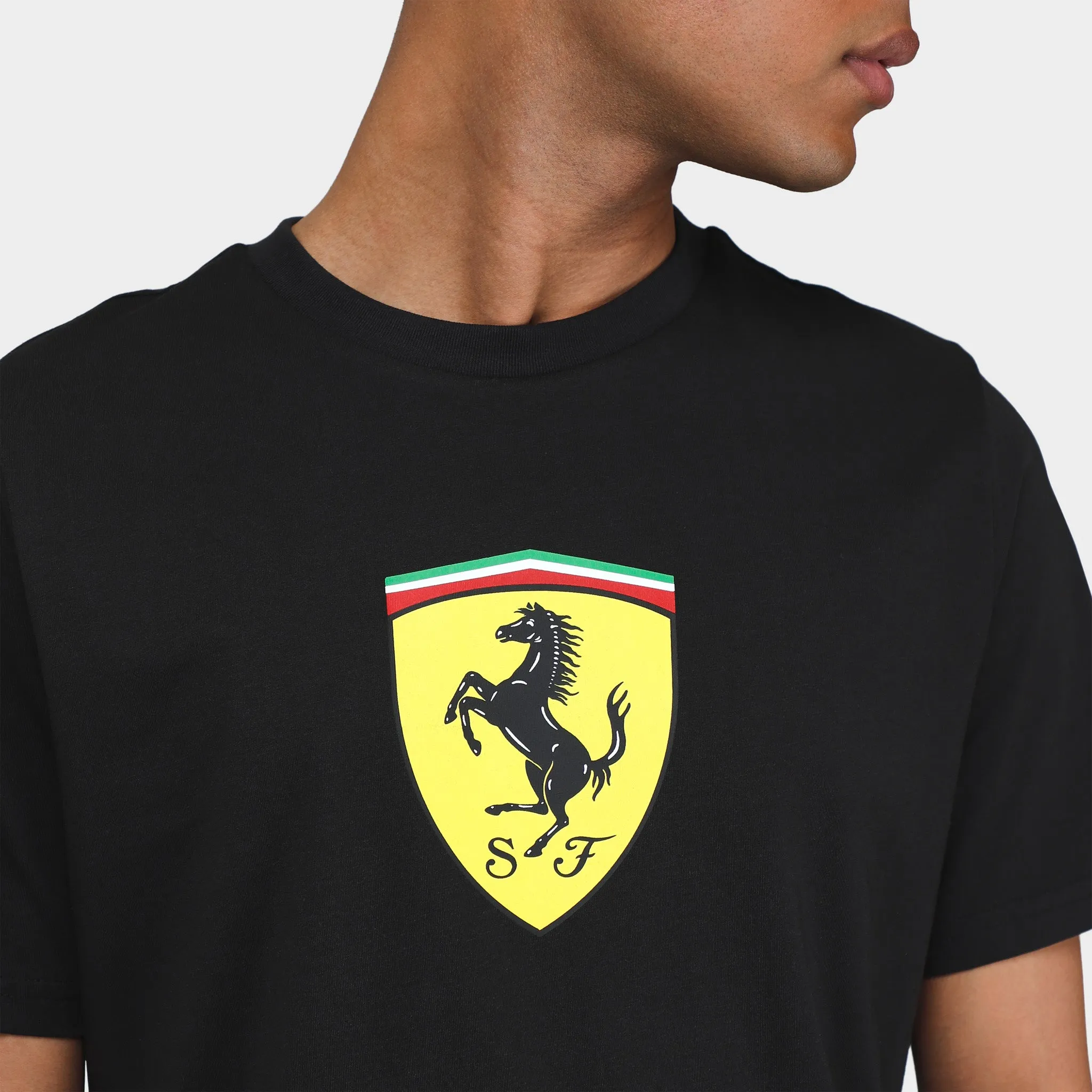 Puma Ferrari Race Big Shield T-shirt / Puma Black sold by JD Sports product image thumbnail 4