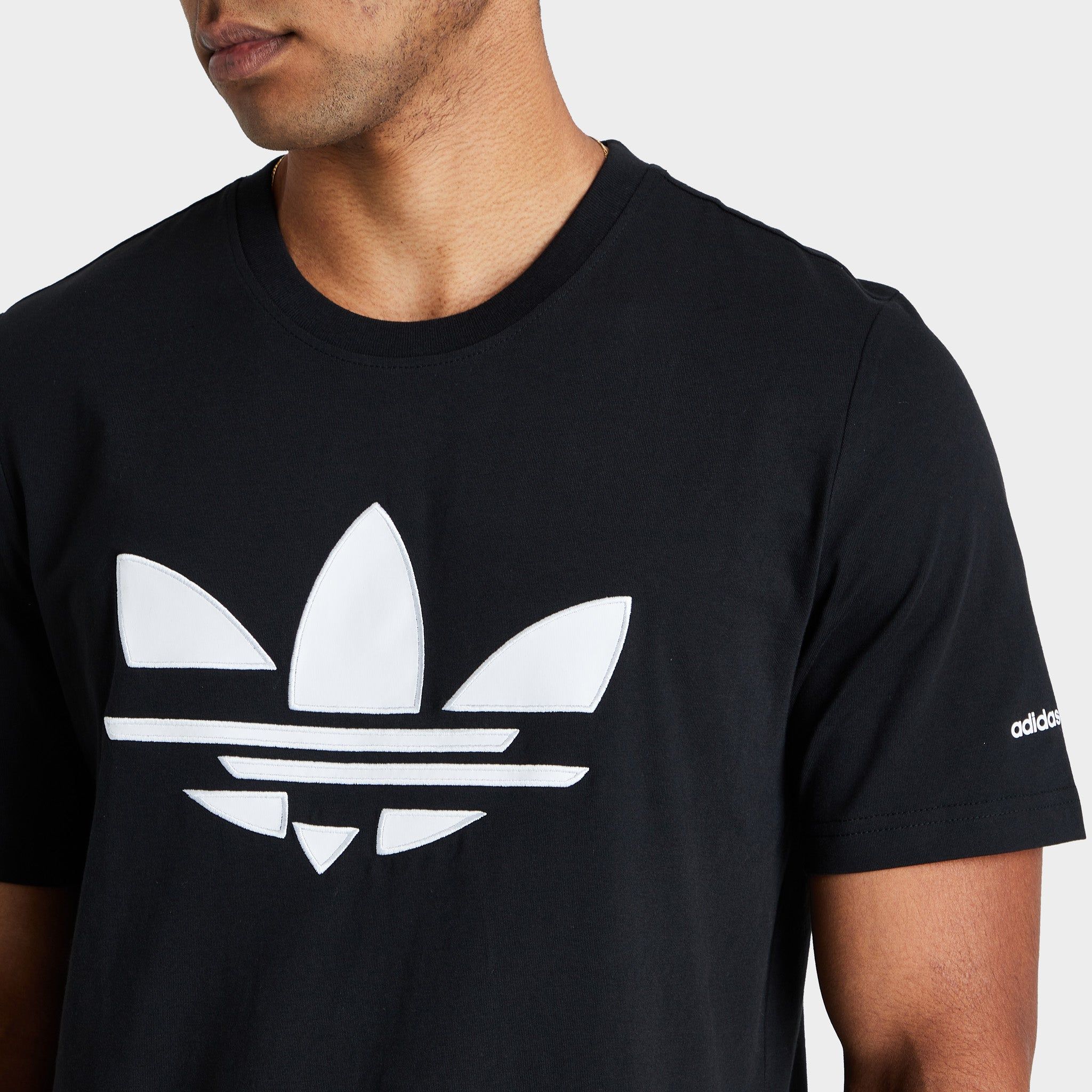 adidas Originals Adicolor Shattered Trefoil T-shirt Black / White sold by JD Sports product image thumbnail 3