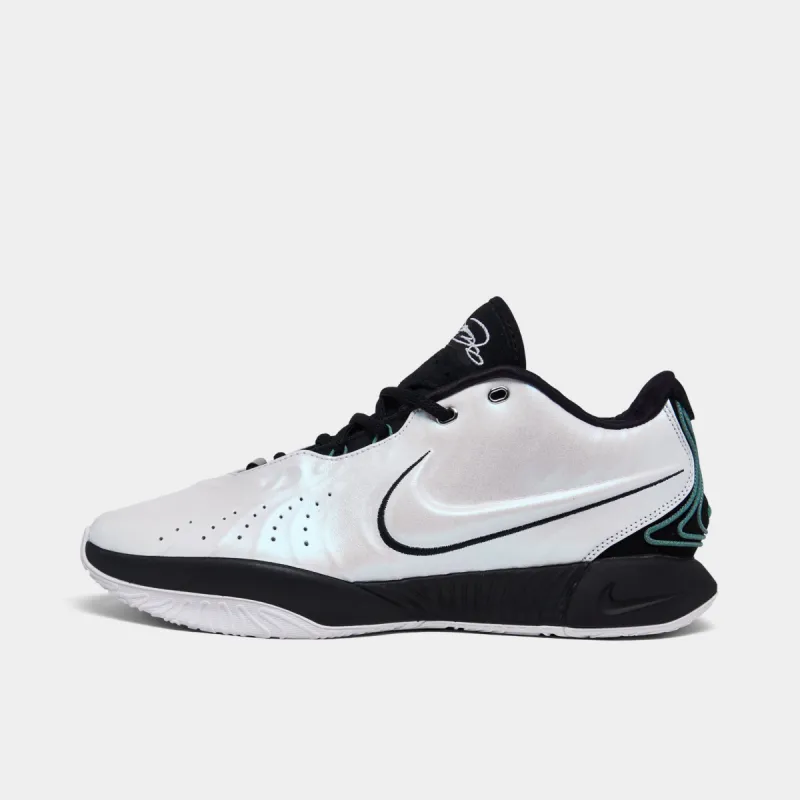 Nike LeBron 21 White / Black - Bicoastal sold by JD Sports