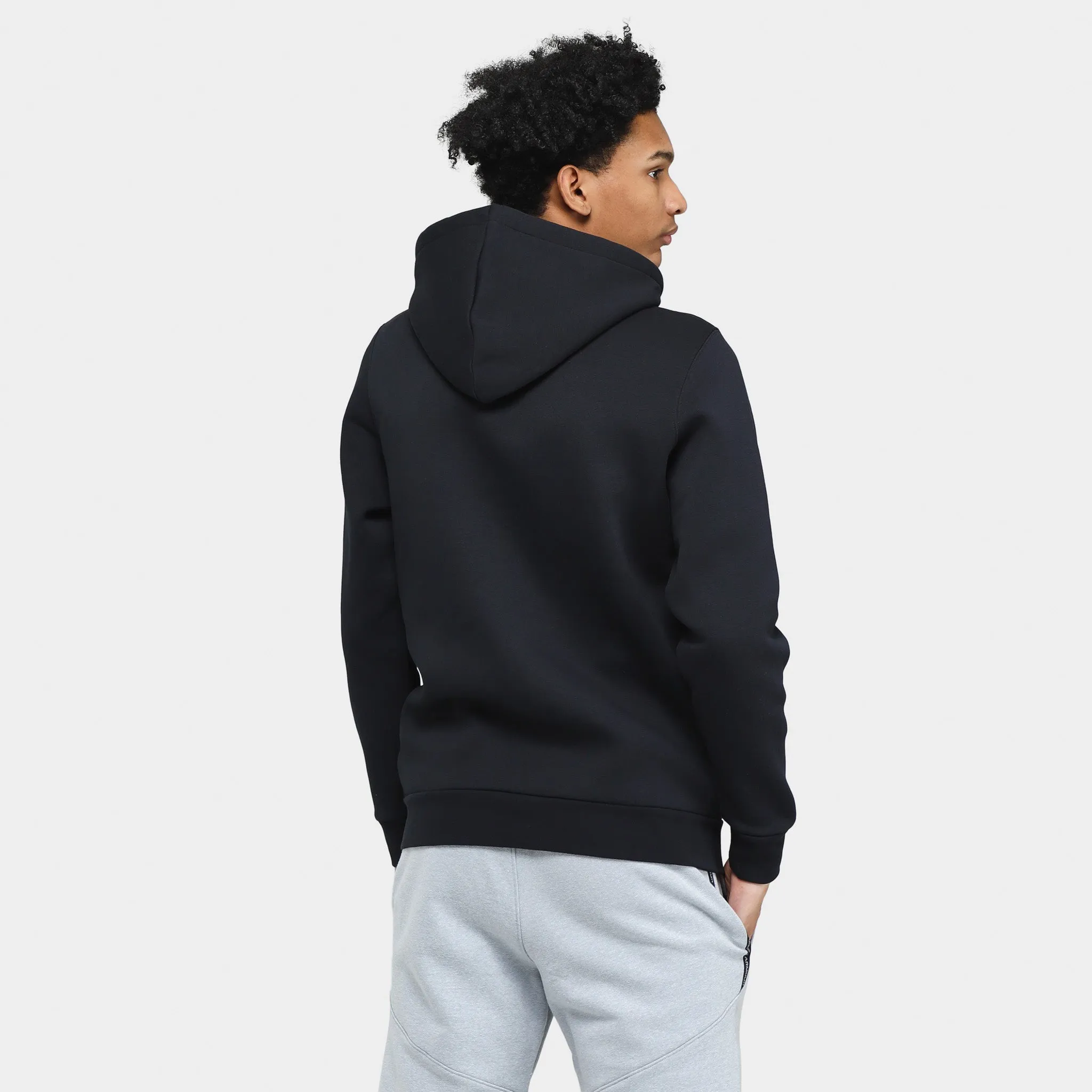 Under Armour Essential Fleece Full Zip Hoodie Black / White sold by JD Sports product image thumbnail 2