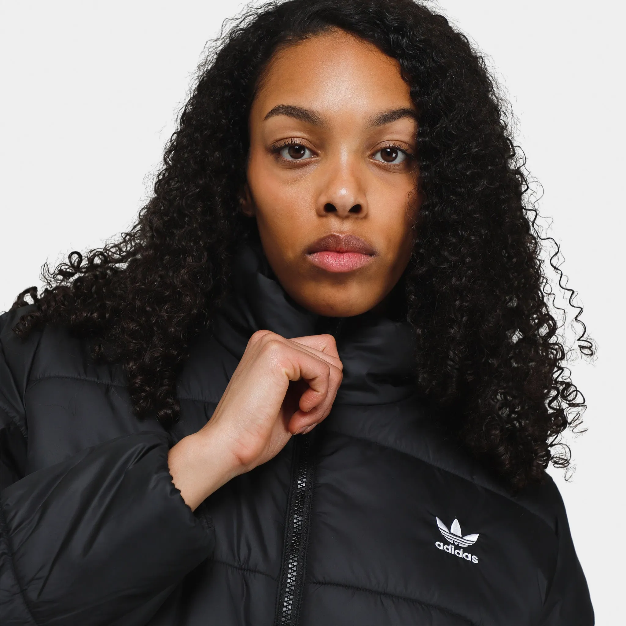 【ADIDAS】Original Puffer Jacket Women's black★追跡可 adidas Originals Women's Adicolor Puffer Jacket / Black