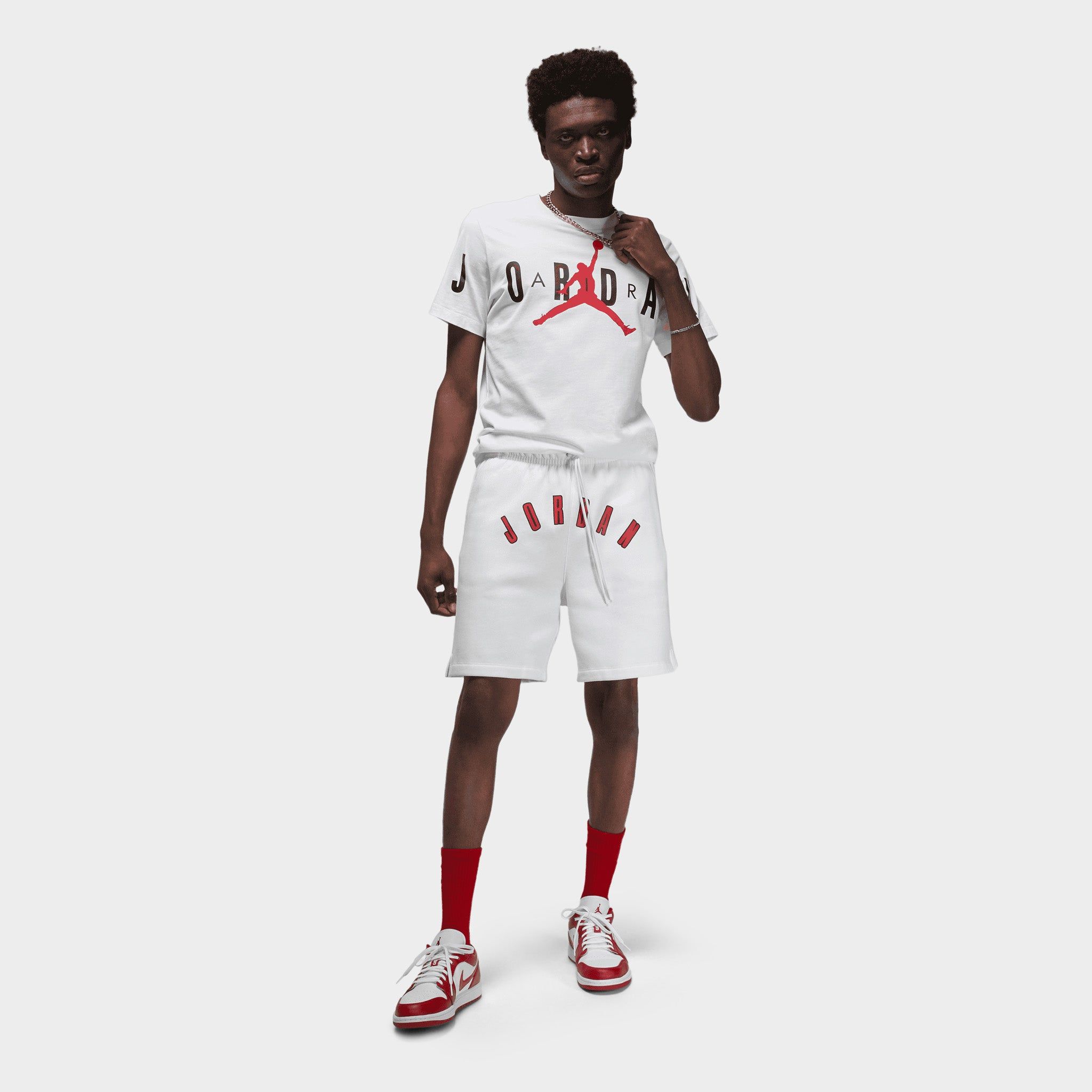 Jordan Flight MVP Fleece Shorts Sail / Black sold by JD Sports product image thumbnail 5