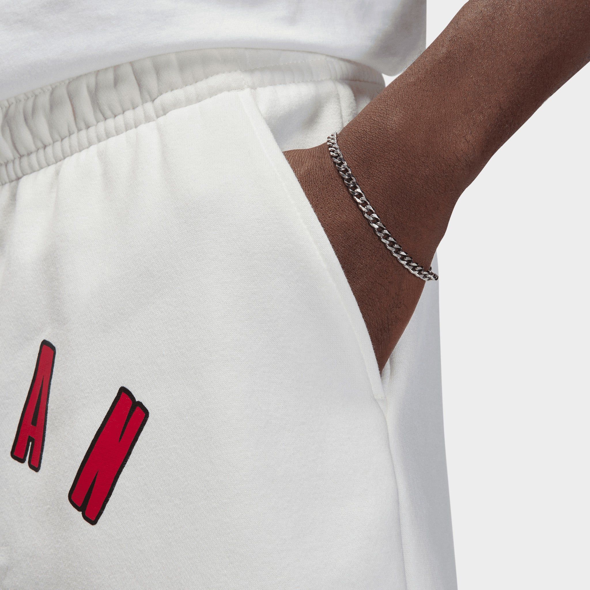 Jordan Flight MVP Fleece Shorts Sail / Black sold by JD Sports product image thumbnail 4