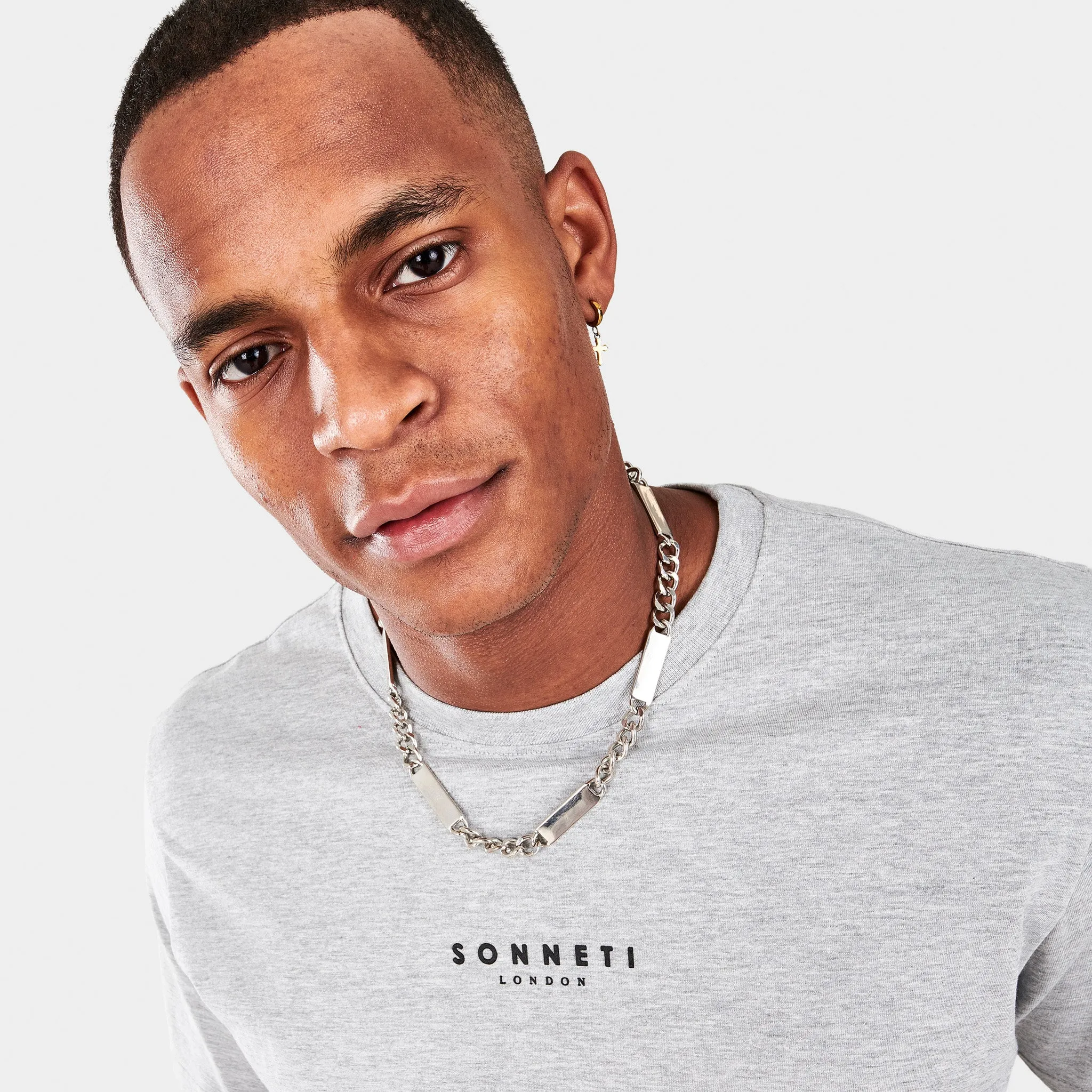 Sonneti London T-shirt / Grey Marl sold by JD Sports product image thumbnail 3