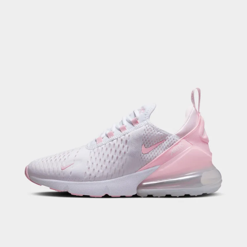 Nike Women's Air Max 270 White / Medium Soft Pink - Pearl Pink sold by JD Sports
