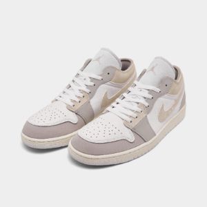 Jordan 1 Low SE Craft Tech Grey / Light Orewood Brown -  White sold by JD Sports