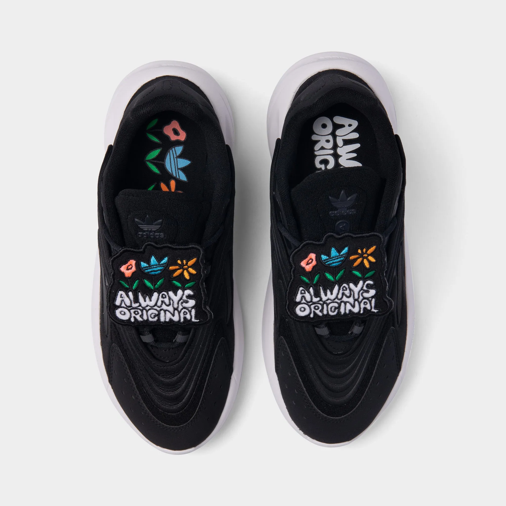 adidas Originals Women’s Ozelia Core Black / Cloud White - Acid Red sold by JD Sports product image thumbnail 5