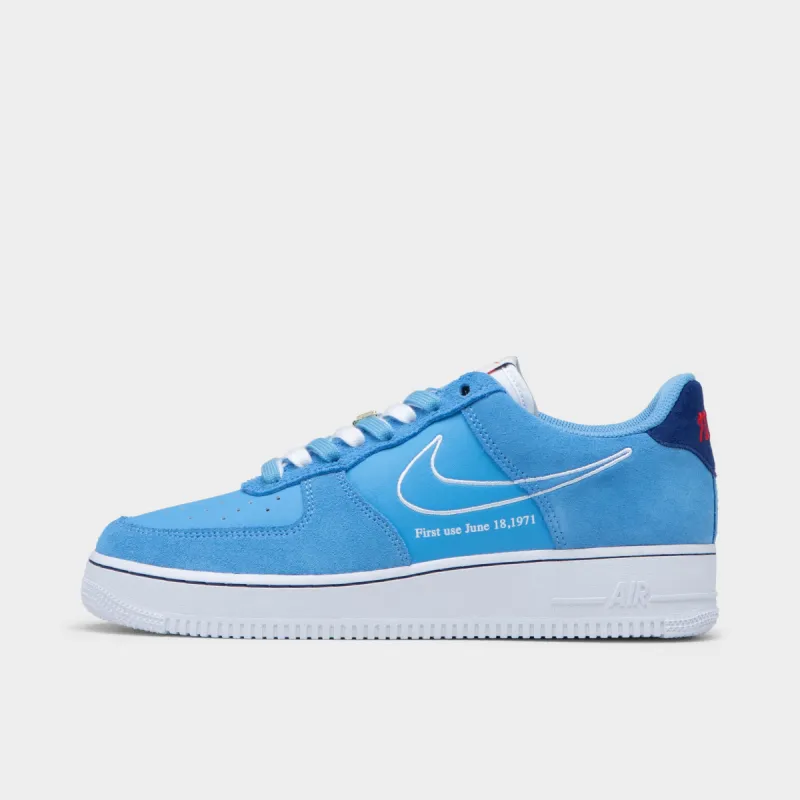 Nike Air Force 1 '07 LV8 Blue / White - Royal Blue sold by JD Sports