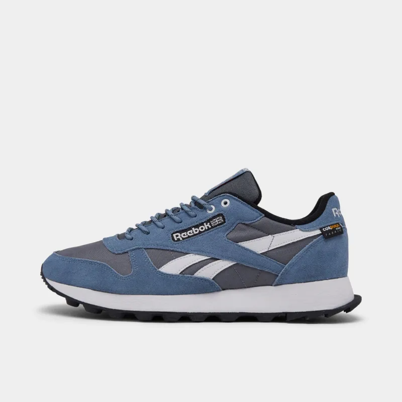 Reebok Classic Leather Cold Grey / Blue State sold by JD Sports