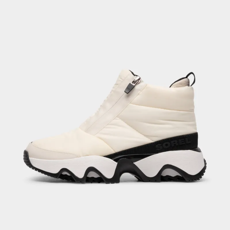 Sorel Women's Kinetic Impact Puffy Zip Boot Chalk / Black sold by JD Sports