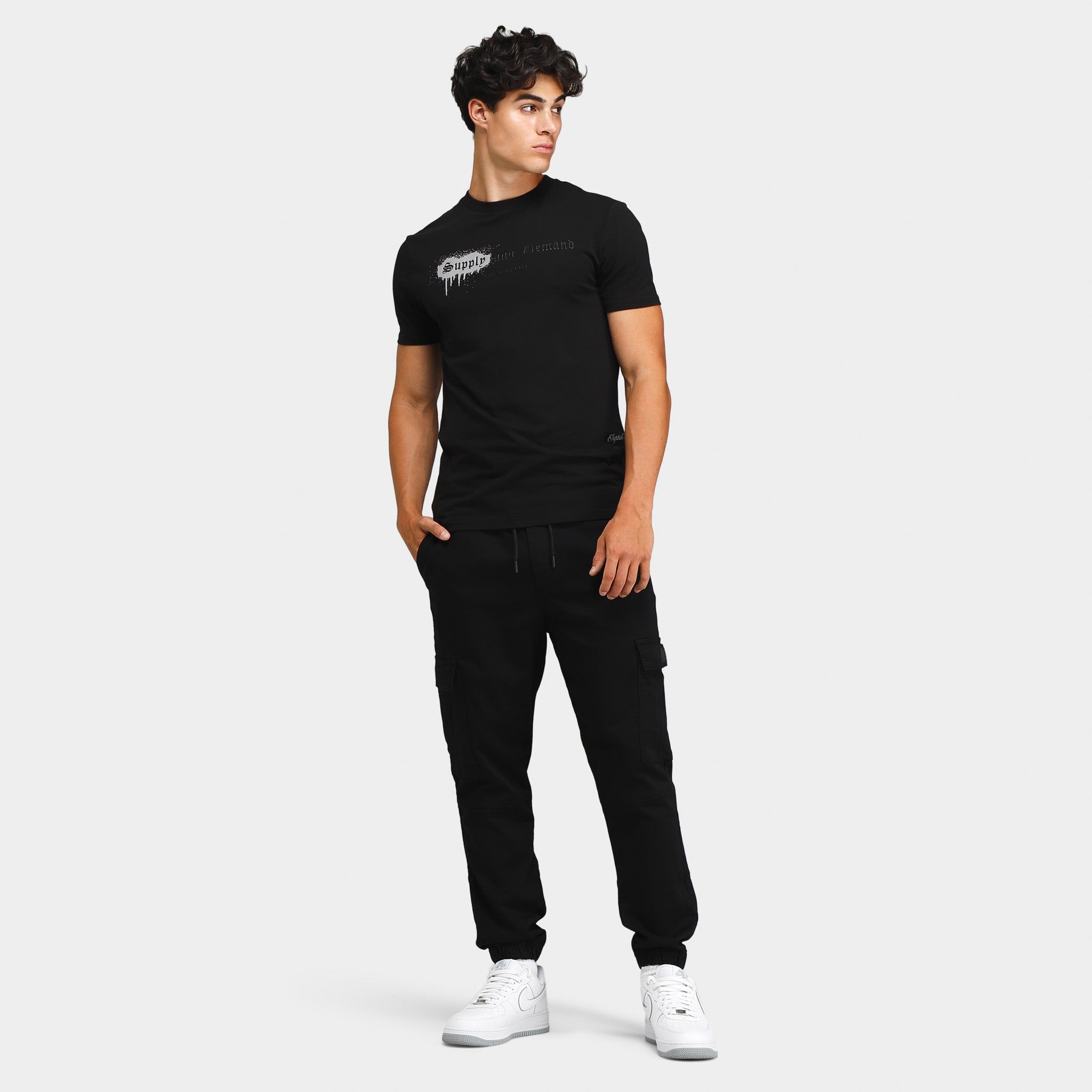Supply & Demand Market Reflective T-shirt / Black sold by JD Sports product image thumbnail 5