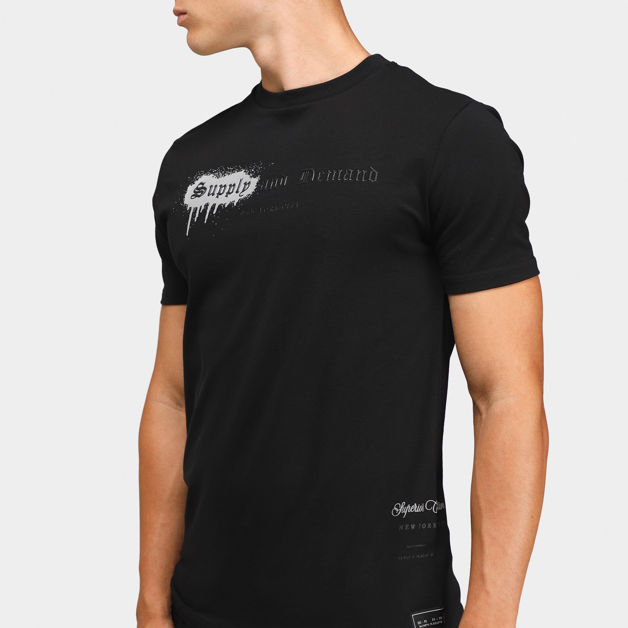 Supply & Demand Market Reflective T-shirt / Black sold by JD Sports product image thumbnail 4