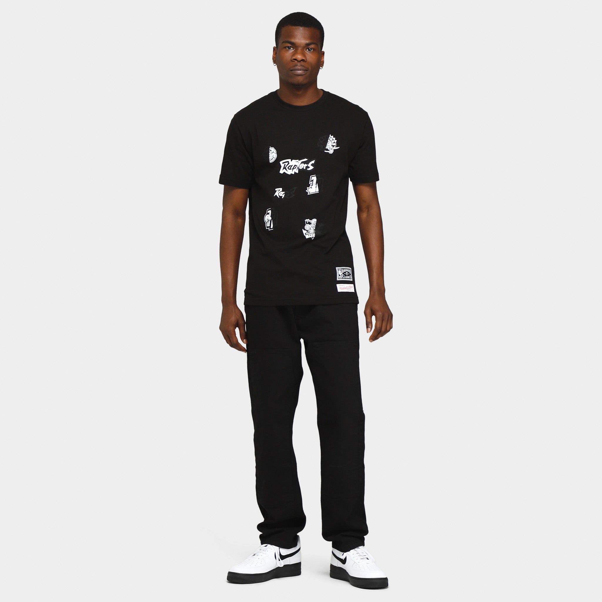 Mitchell & Ness Toronto Raptors Night T-shirt Black / White sold by JD Sports product image thumbnail 5