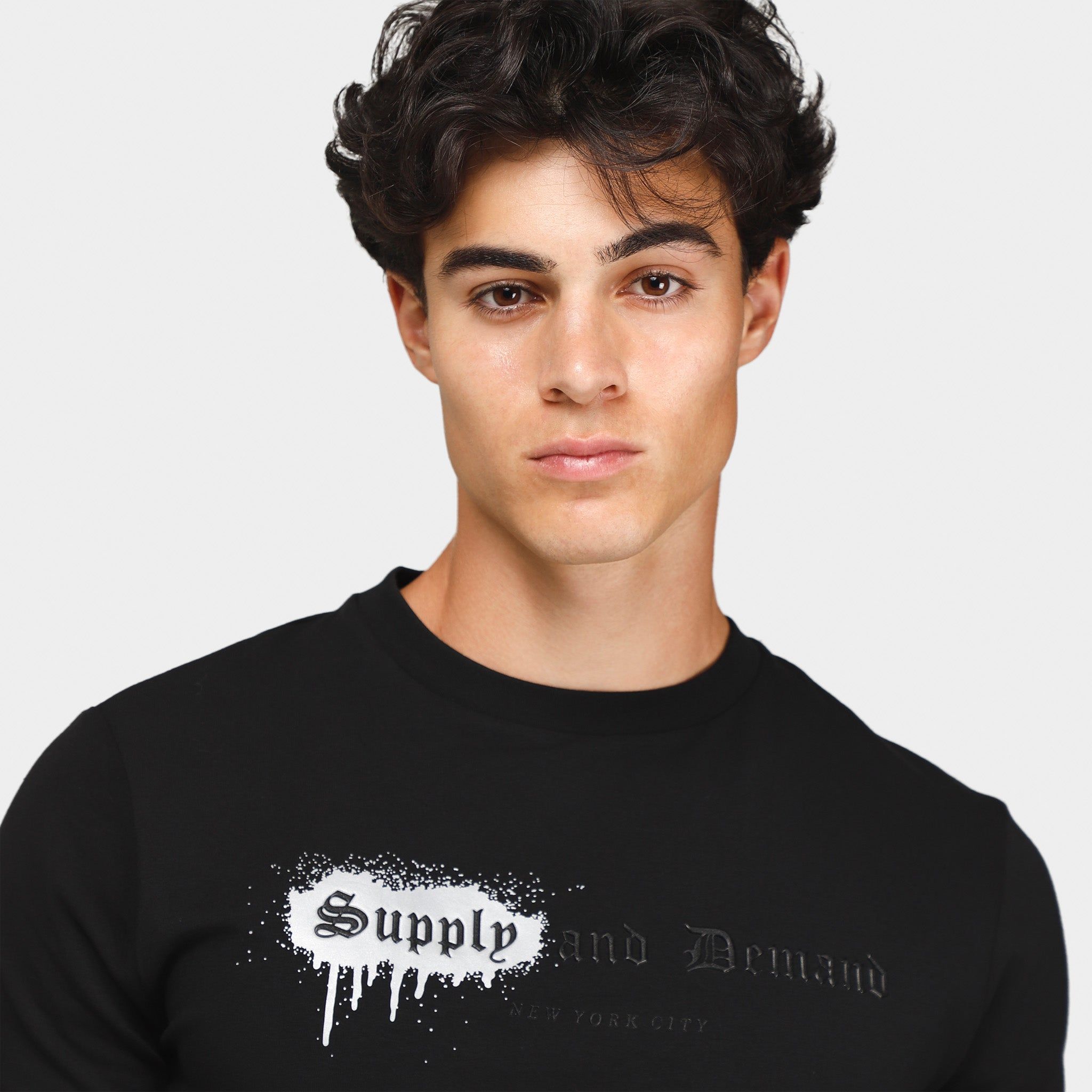 Supply & Demand Market Reflective T-shirt / Black sold by JD Sports product image thumbnail 3
