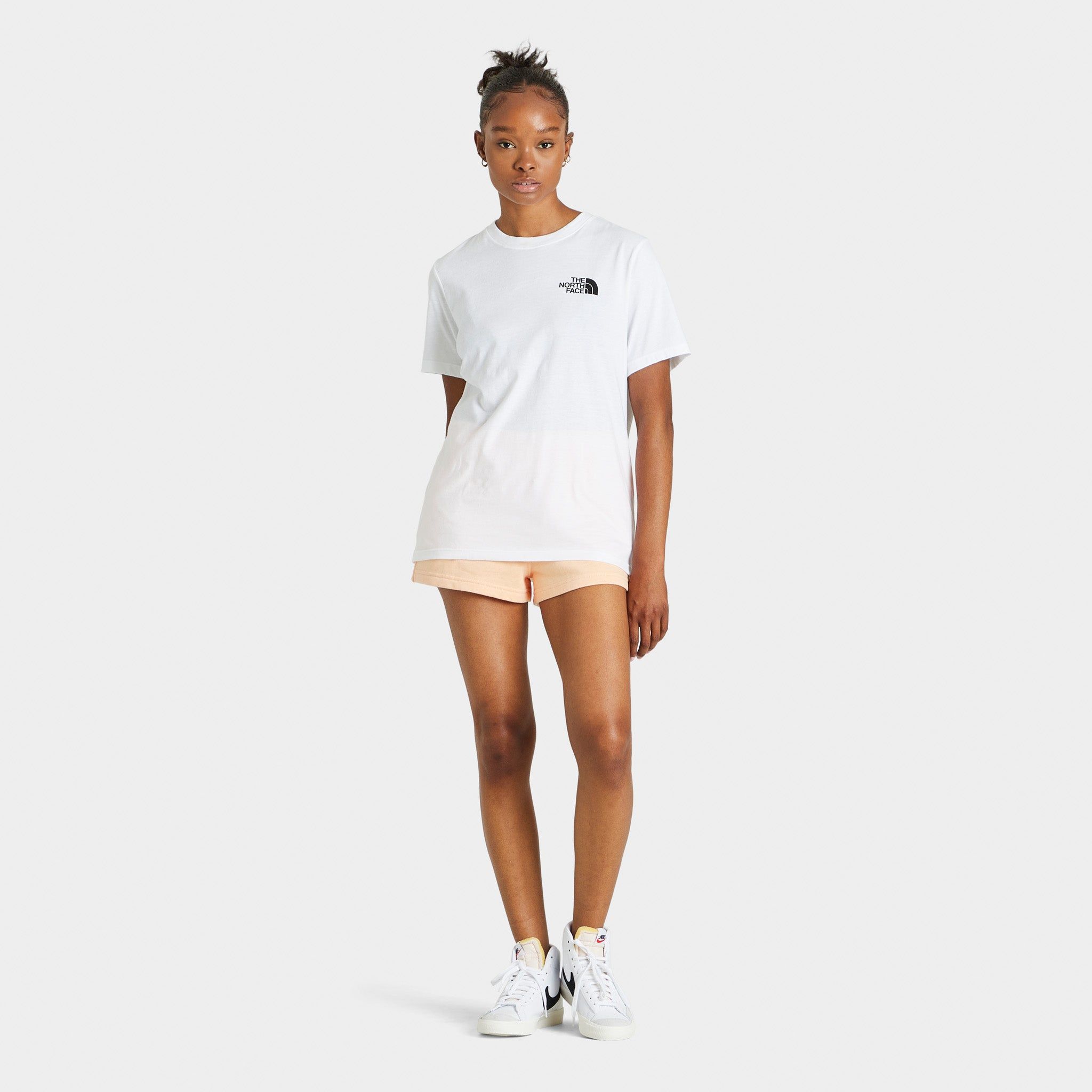 The North Face Women's Box NSE T-shirt TNF White / Apricot Ice Dye Ombre Fill sold by JD Sports product image thumbnail 5