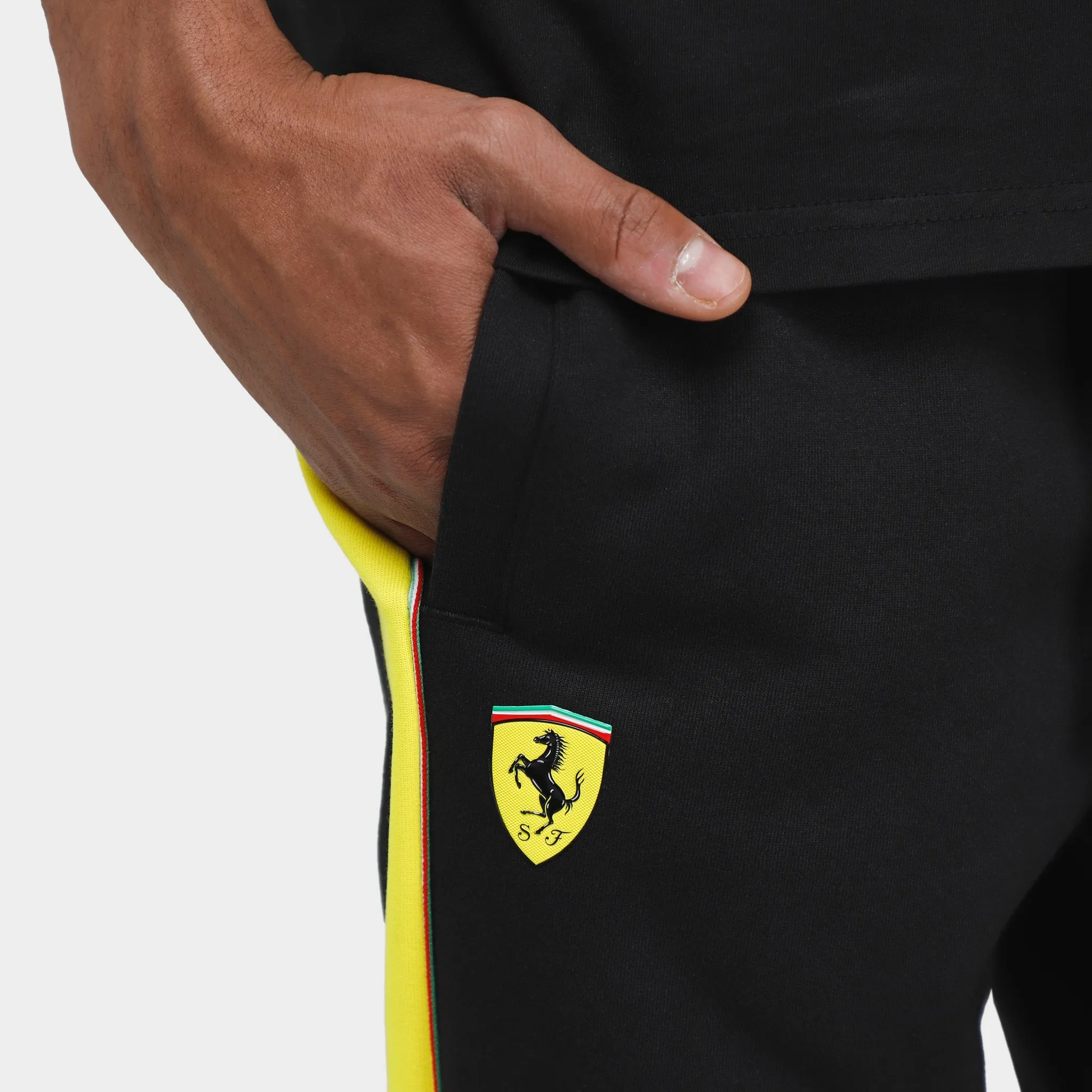 Puma Ferrari Race Iconic T7 Track Pants / Puma Black sold by JD Sports product image thumbnail 5